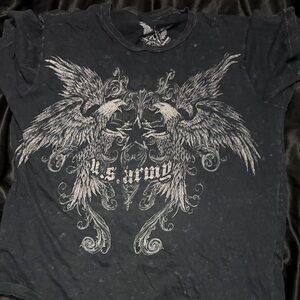 U.S. Army Black Graphic Tee - Short Sleeve